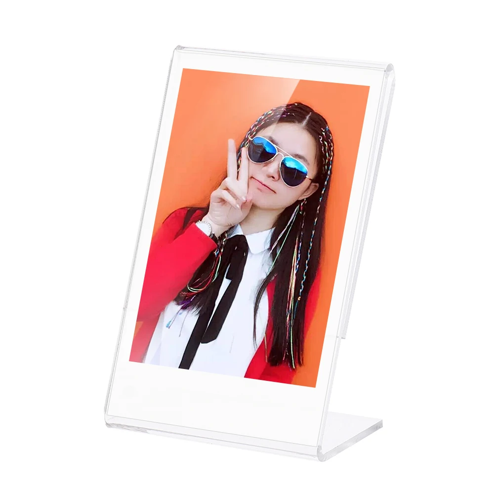 Andoer 3" L-shape Acrylic Photo Frame Transparent Mini Stand for Fujifilm Instax Mini 8 8+ 70 7s 90 25 26 50s 9 SP-1 SP-2 Film
Andoer 3" L-shape Acrylic Photo Frame Transparent Mini Stand for Fujifilm Instax Mini 8 8+ 70 7s 90 25 26 50s 9 SP-1 SP-2 Film