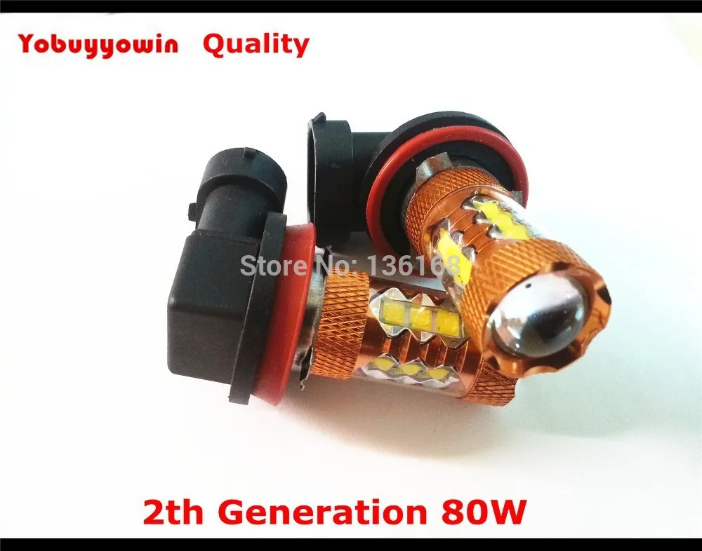 2Pcs/Lot Car 80W 6000K-7000K H8 H11 Cree Chip High Bright LED Car Daytime Running Light,Fog Light DRL Bulb LED Source
2Pcs/Lot Car 80W 6000K-7000K H8 H11 Cree Chip High Bright LED Car Daytime Running Light,Fog Light DRL Bulb LED Source