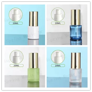 50 x 20ML Blue/Green/Frosted Glass Lotion Bottle with Gold Pump/Sprayer,Skin Care Container For Perfume/Essence/Foundation Vials
50 x 20ML Blue/Green/Frosted Glass Lotion Bottle with Gold Pump/Sprayer,Skin Care Container For Perfume/Essence/Foundation Vials
