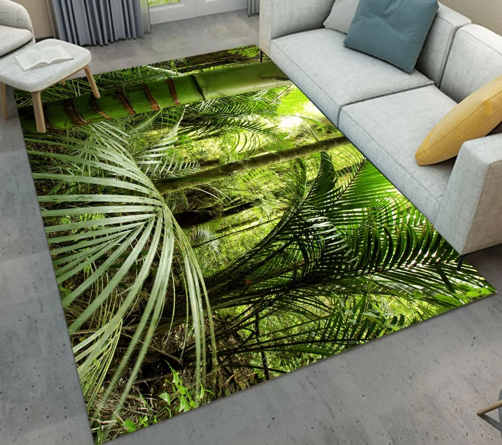 Luxuriant Tropical Jungle Leaves Indoor Home Living Room Cushion Children's Room Area Rugs Bedroom Carpet Bathroom Non-Slip Mat
Luxuriant Tropical Jungle Leaves Indoor Home Living Room Cushion Children's Room Area Rugs Bedroom Carpet Bathroom Non-Slip Mat