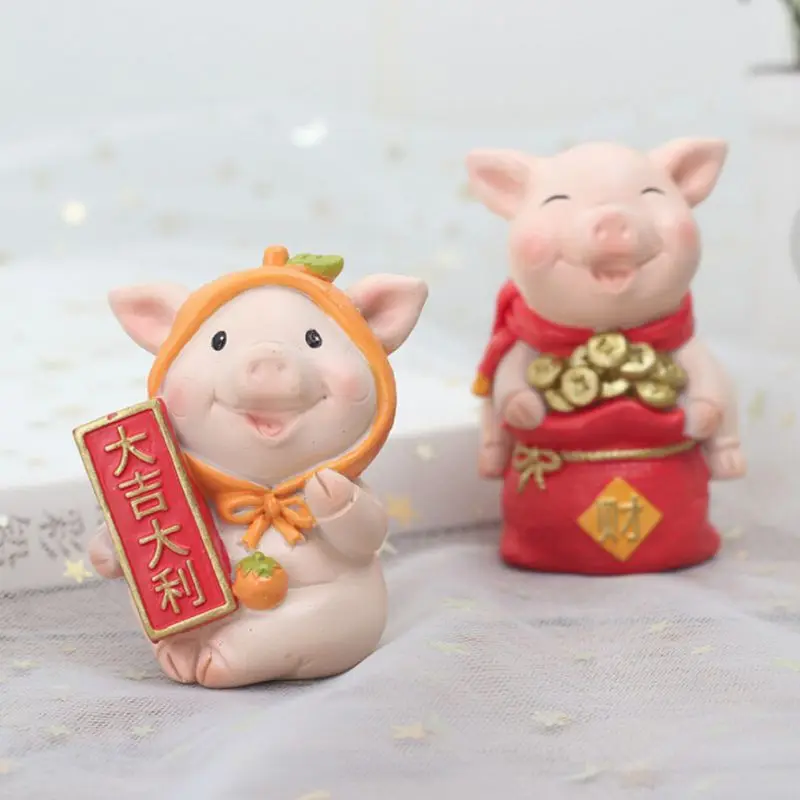 Lucky Wealth Pig Souvenirs Model Animal Figurine Home Decor Miniature Fairy Garden Decoration Accessories Resin Craft Figures
Lucky Wealth Pig Souvenirs Model Animal Figurine Home Decor Miniature Fairy Garden Decoration Accessories Resin Craft Figures