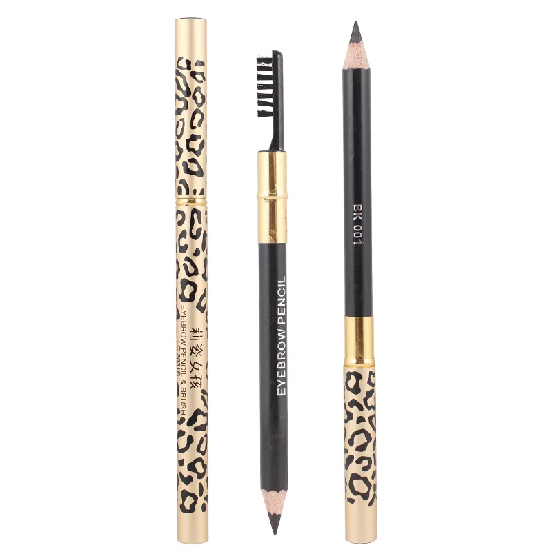 Leopard print eyebrow pencil double-headed waterproof sweat - proof does not faint dye brown grey coffee eyebrow brush makeup
Leopard print eyebrow pencil double-headed waterproof sweat - proof does not faint dye brown grey coffee eyebrow brush makeup