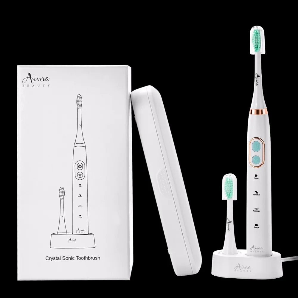 Electric Toothbrush Sonic Wave With 2 Heads&Travel Box Smart Timer Waterproof For Kid&Adult Rechargeable Tooth Brushes
Electric Toothbrush Sonic Wave With 2 Heads&Travel Box Smart Timer Waterproof For Kid&Adult Rechargeable Tooth Brushes