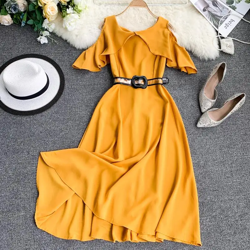 Fashion 2019 Off Shoulder Ruffles Summer Midi Long Bandage Dress Women Casual Party Elegant Tie High Waist Beach A-Line Vestidos
Fashion 2019 Off Shoulder Ruffles Summer Midi Long Bandage Dress Women Casual Party Elegant Tie High Waist Beach A-Line Vestidos