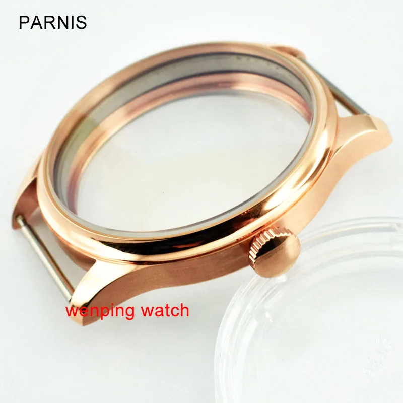 Parnis 44mm Fit ETA 6497/6498 Movement Stainless Steel Rose Gold Watch housing P727
Parnis 44mm Fit ETA 6497/6498 Movement Stainless Steel Rose Gold Watch housing P727