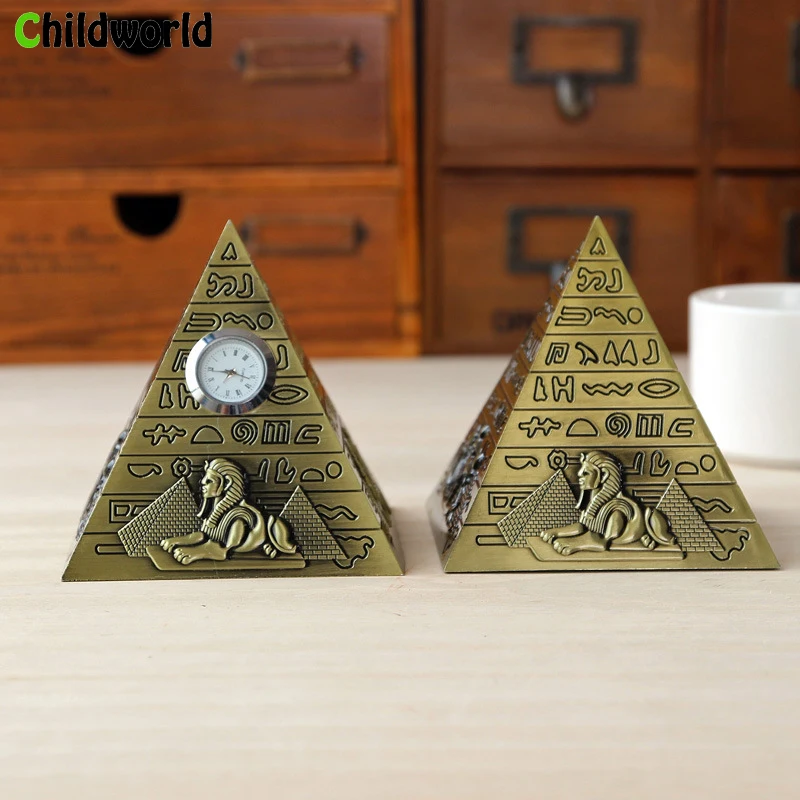 Egyptian pyramid model alloy ornaments popular home decoration accessories office living room decoration miniature statue
Egyptian pyramid model alloy ornaments popular home decoration accessories office living room decoration miniature statue