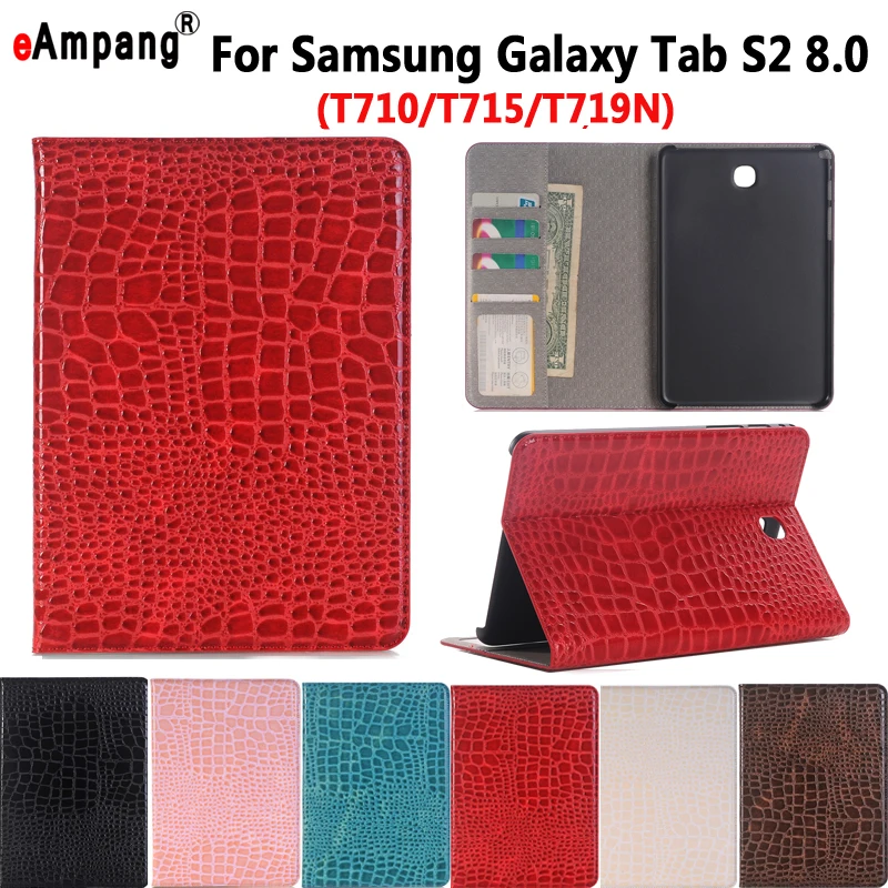 Case for Samsung Galaxy Tab S2 8.0 T710 T715 Smart Case Cover Funda Tablet Luxury Crocodile Leather Smart Sleep Slim Stand Shell
Case for Samsung Galaxy Tab S2 8.0 T710 T715 Smart Case Cover Funda Tablet Luxury Crocodile Leather Smart Sleep Slim Stand Shell