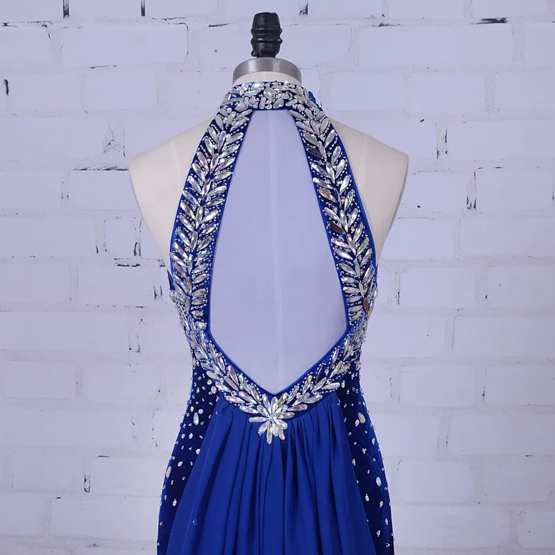 Роскошное вечернее платье русалки 2019 длинное вельветовое с высоким воротником