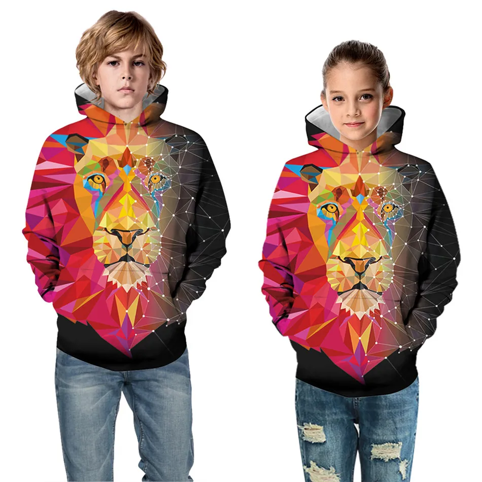 2019 Winter Autumn Colorful Space Galaxy Lion Boys Girl Hoodies Children 3d Sweatshirts Kids Fashion Animal Pullover Hooded Tops
2019 Winter Autumn Colorful Space Galaxy Lion Boys Girl Hoodies Children 3d Sweatshirts Kids Fashion Animal Pullover Hooded Tops