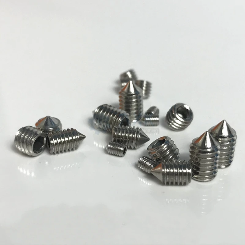 100pcs/lot DIN914 stainless steel hex socket set screw with cone point M2 M2.5 M3 *3/4/5/6/8/10/12/16
100pcs/lot DIN914 stainless steel hex socket set screw with cone point M2 M2.5 M3 *3/4/5/6/8/10/12/16