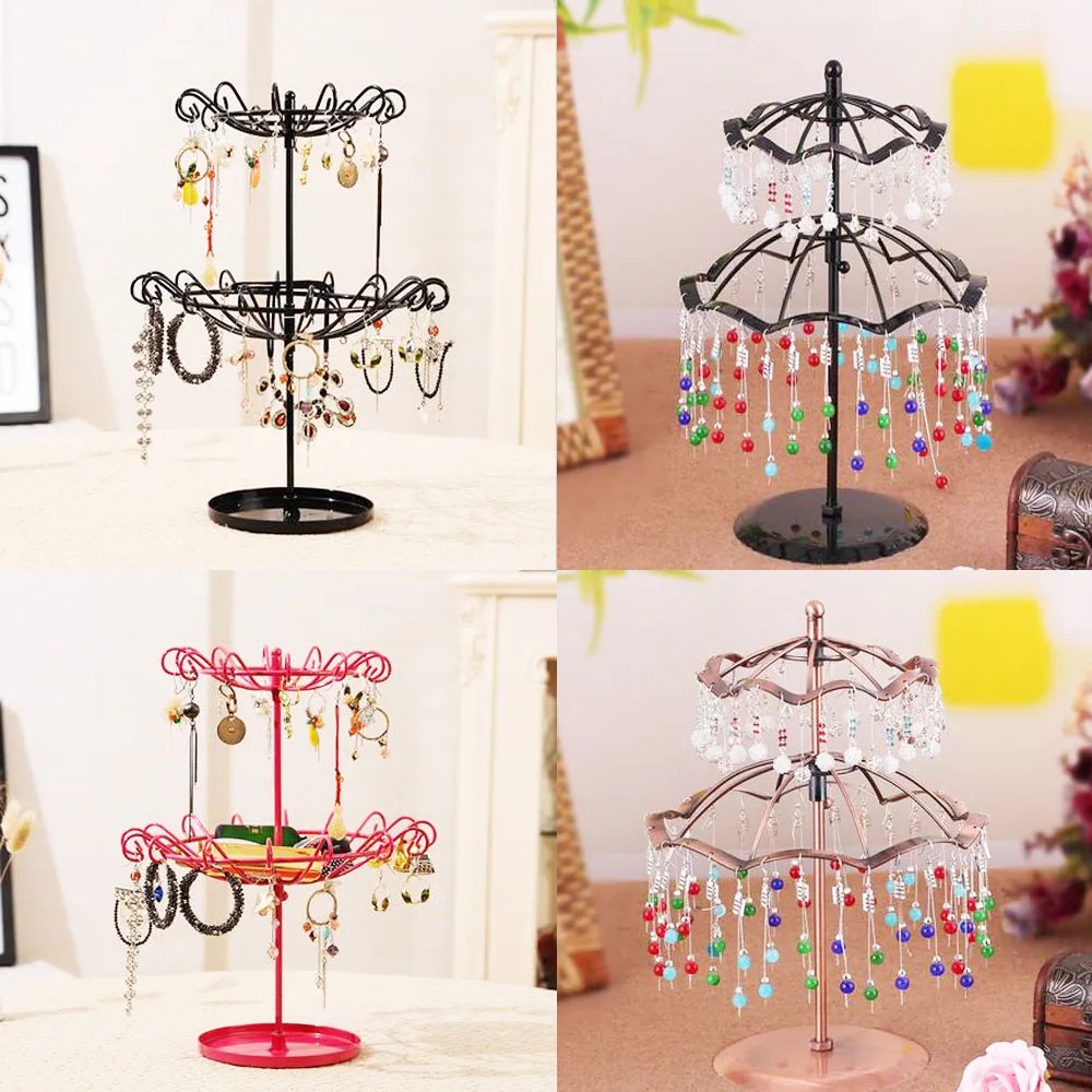 SZanbana Double Creative Earring Holder European Princess Jewelry Showcase Umbrella Nacklace Storage Rack Tree Display Stand
SZanbana Double Creative Earring Holder European Princess Jewelry Showcase Umbrella Nacklace Storage Rack Tree Display Stand