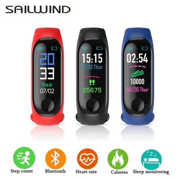 M3plus Smart Band Watch Color Screen Wristband Heart Rate Activity Fitness tracker Smart Electronics Bracelet VS Xiaomi Miband 2
M3plus Smart Band Watch Color Screen Wristband Heart Rate Activity Fitness tracker Smart Electronics Bracelet VS Xiaomi Miband 2