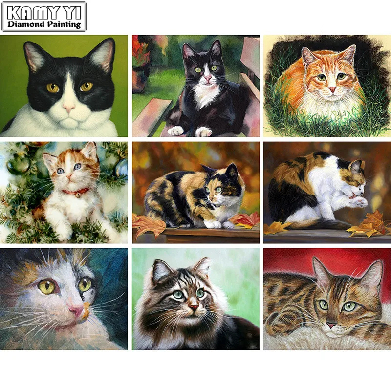 5D DIY Diamond painting Cross stitch Full square Diamond embroidery"Cat animal"Pictures rhinestones Diamond mosaic Home decor
5D DIY Diamond painting Cross stitch Full square Diamond embroidery"Cat animal"Pictures rhinestones Diamond mosaic Home decor