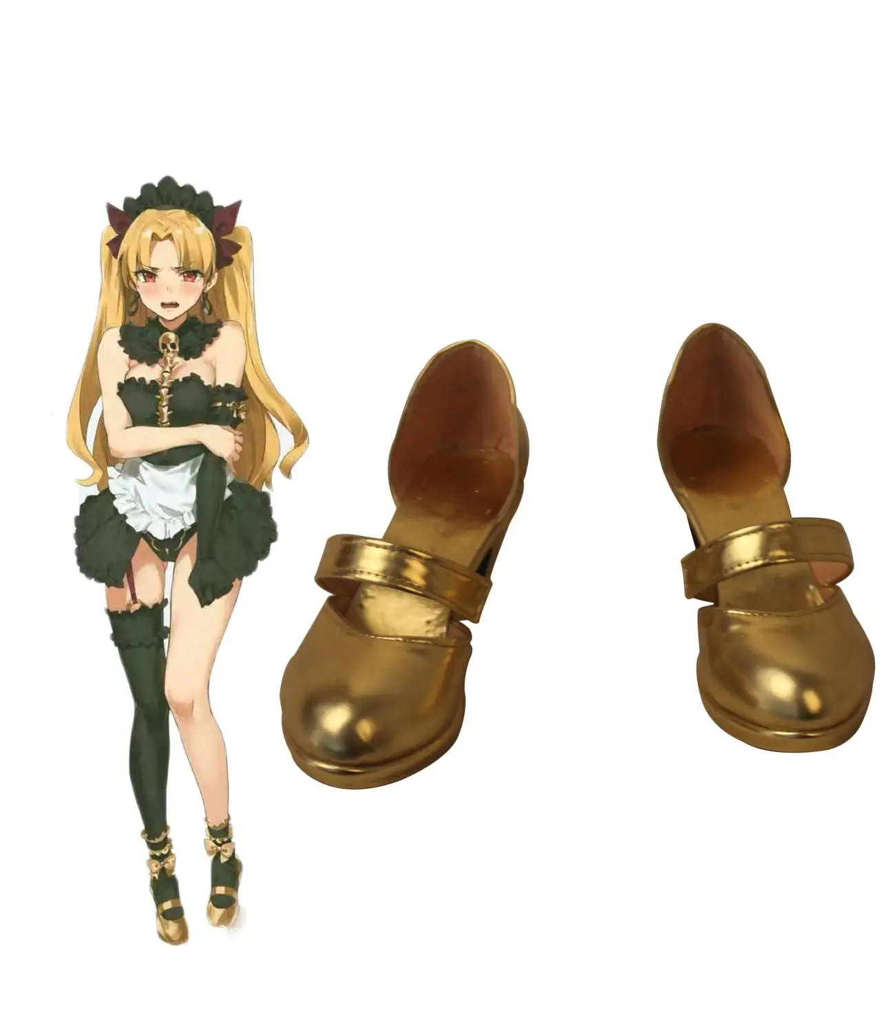 FGO служанки Ereshkigal босоножки для косплея Fate Grand Order Ereshkigal обувь для косплея золотые ботинки на заказ
FGO служанки Ereshkigal босоножки для косплея Fate Grand Order Ereshkigal обувь для косплея золотые ботинки на заказ