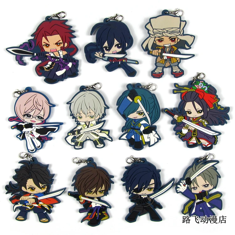 Touken Ranbu Online Original Japanese anime figure rubber Silicone sweet smell mobile phone charms key/chain/strap
Touken Ranbu Online Original Japanese anime figure rubber Silicone sweet smell mobile phone charms key/chain/strap