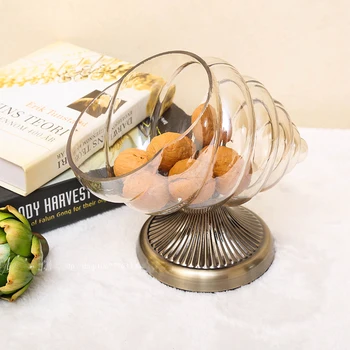 European Glass bottles Crafts creative Conch dust-proof stand dessert candy jars tea caddy Boxes storage jar home wedding decor
European Glass bottles Crafts creative Conch dust-proof stand dessert candy jars tea caddy Boxes storage jar home wedding decor
