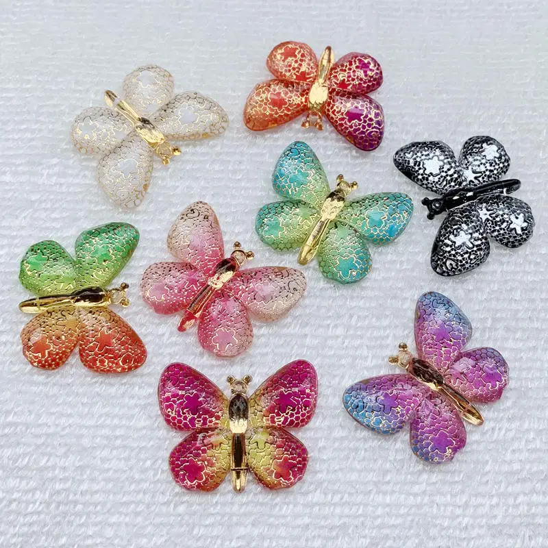 DIY Colorful Butterflies Shapes 20pcs Flat Back Acrylic Rhinestones Face Decorations Face Gems 25*32mm -A19
DIY Colorful Butterflies Shapes 20pcs Flat Back Acrylic Rhinestones Face Decorations Face Gems 25*32mm -A19