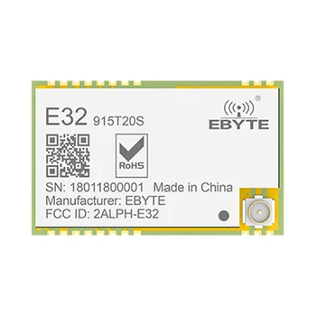Wireless RF Module 915MHZ SX1276 SX1278 E32-915T20S LoRa Long Range Transceiver New Arrival
Wireless RF Module 915MHZ SX1276 SX1278 E32-915T20S LoRa Long Range Transceiver New Arrival