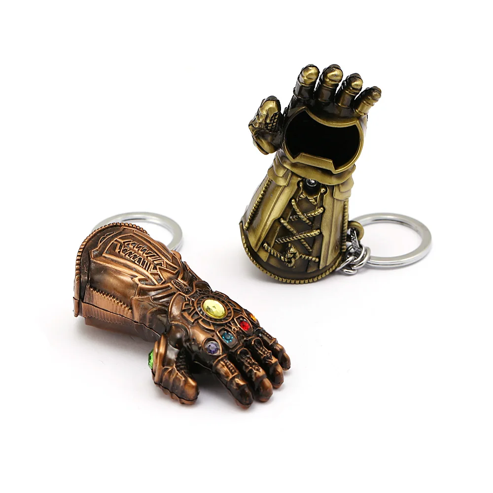The Avengers Keychain Thanos Infinity Glove Gauntlet Fist Metal Beer Bottle Opener Key Ring Men Pendant Key Chain Movies Jewelry
The Avengers Keychain Thanos Infinity Glove Gauntlet Fist Metal Beer Bottle Opener Key Ring Men Pendant Key Chain Movies Jewelry
