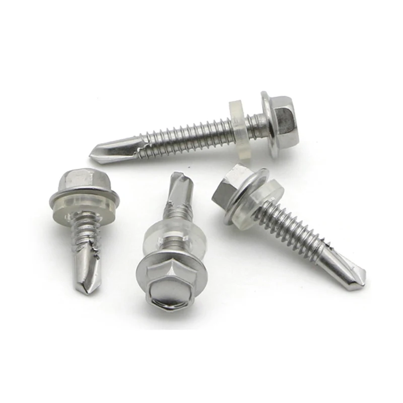 10pcs M5.5 M6.3 Metric Threaded External Hex Hexagon Head Cap Screw Bolt Thread Drilling swallowtail tile screw Stainless Steel
10pcs M5.5 M6.3 Metric Threaded External Hex Hexagon Head Cap Screw Bolt Thread Drilling swallowtail tile screw Stainless Steel
