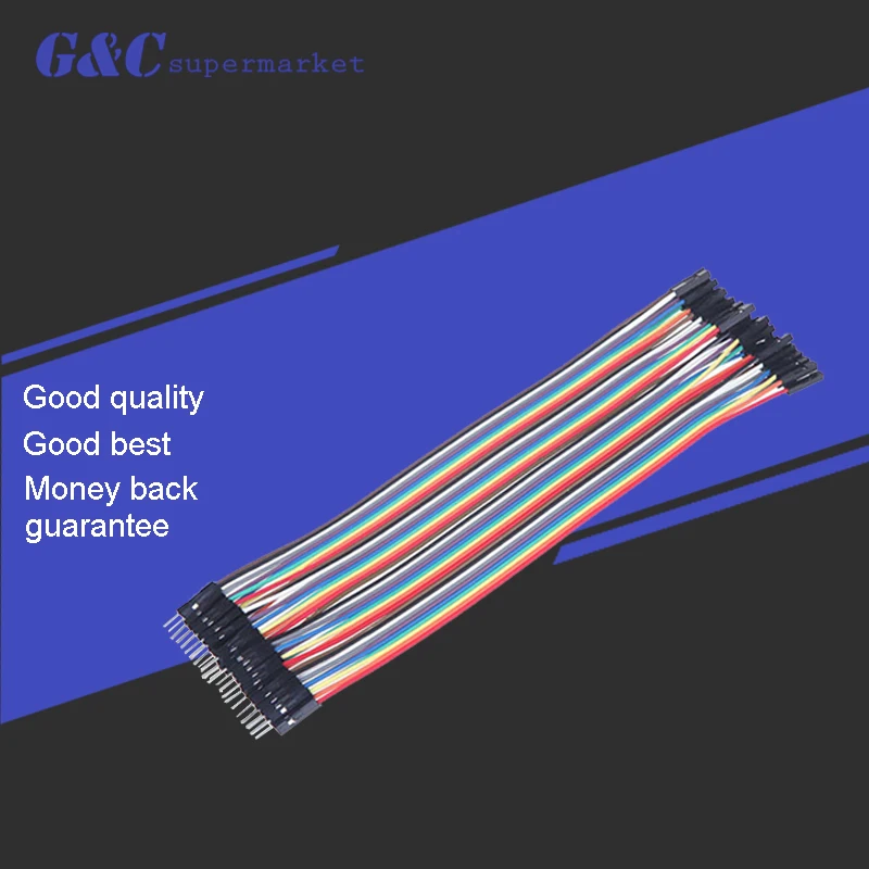 40pcs dupont cable jumper wire dupont line male to female dupont line 20cm 1P 40P for arduino
40pcs dupont cable jumper wire dupont line male to female dupont line 20cm 1P 40P for arduino
