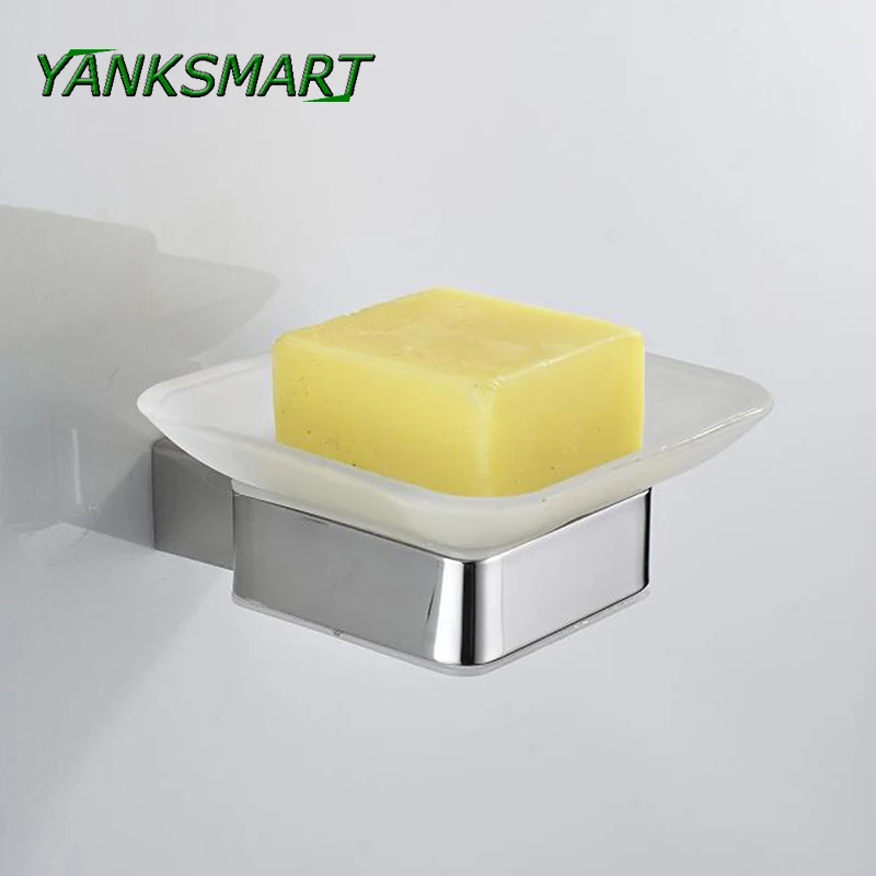 YANKSMART Stainless Steel Kitchen Bathroom Chrome Polish Wall Mounted Soap Storage Dishes with Nails
YANKSMART Stainless Steel Kitchen Bathroom Chrome Polish Wall Mounted Soap Storage Dishes with Nails
