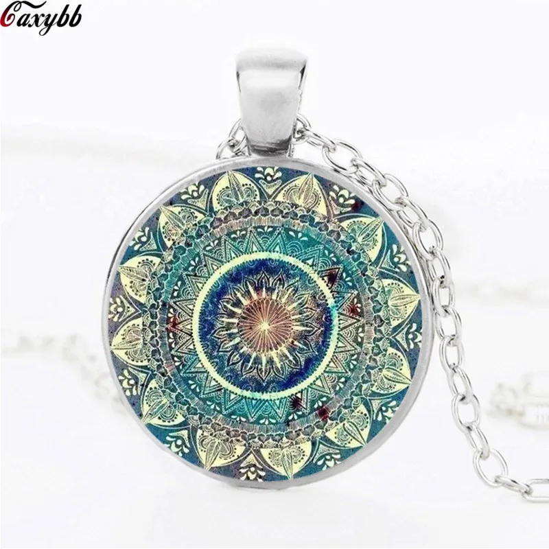Vintage Glass Dome Necklace Buddhism Chakra Glass Cabochon Pendant Jewelry Om India Yoga Mandala Necklaces For Unisex
Vintage Glass Dome Necklace Buddhism Chakra Glass Cabochon Pendant Jewelry Om India Yoga Mandala Necklaces For Unisex