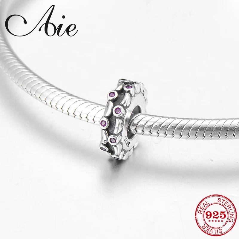 DIY gift for women 925 Sterling Silver deep pink CZ fine spacer Beads Fit Original Pandora Charm Bracelet Jewelry making
DIY gift for women 925 Sterling Silver deep pink CZ fine spacer Beads Fit Original Pandora Charm Bracelet Jewelry making