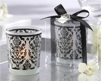 10 pieces color black "Damask Traditions" Frosted Glass Tea Light Holder with Kate Aspen Signature Charm in event party supplies
10 pieces color black "Damask Traditions" Frosted Glass Tea Light Holder with Kate Aspen Signature Charm in event party supplies