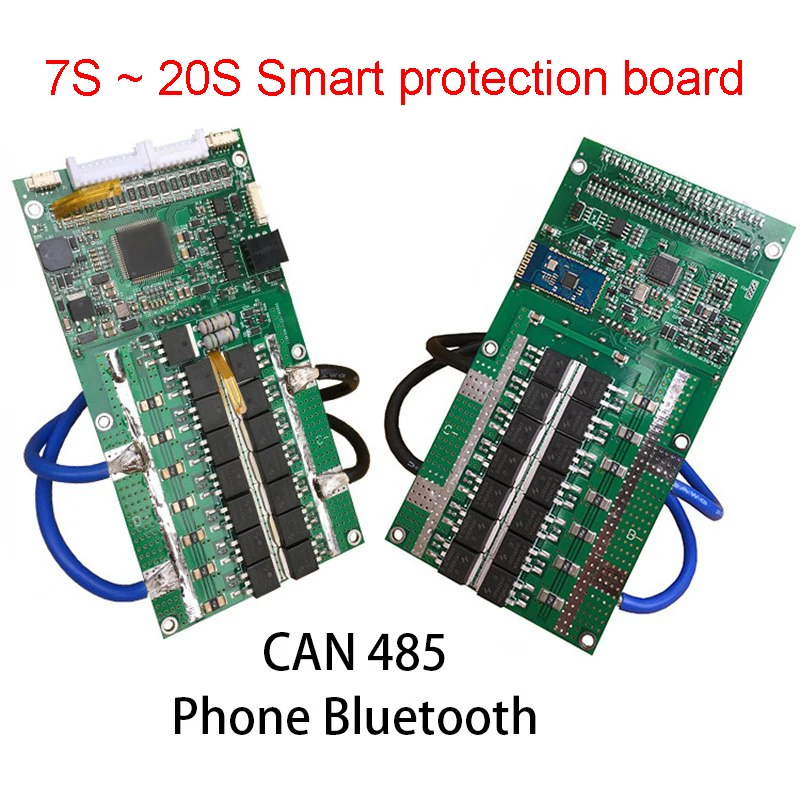 7S ~ 20S Li-ion Lipo Lithium Battery Protection Board Balance Lifepo4 LTO titanate 18650 BMS 48V 36V 24V CAN 485 Phone Bluetooth
7S ~ 20S Li-ion Lipo Lithium Battery Protection Board Balance Lifepo4 LTO titanate 18650 BMS 48V 36V 24V CAN 485 Phone Bluetooth