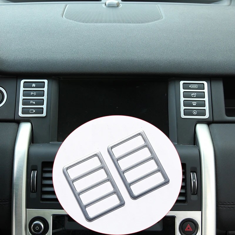 For Land rover Discovery Sport Car-Styling Auto Parts ABS Chrome Console Multi-function Button Cover Trim 2015 2016 2017
For Land rover Discovery Sport Car-Styling Auto Parts ABS Chrome Console Multi-function Button Cover Trim 2015 2016 2017