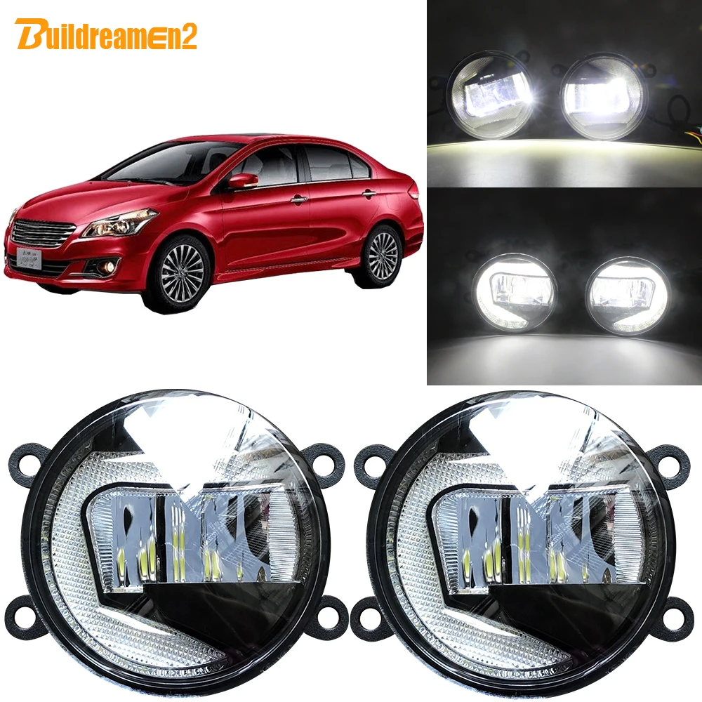 Buildreamen2 Car Projector LED Lamp Front Fog Light + Daytime Running Light DRL White H11 Socket 12V For Suzuki Alivio 2015
Buildreamen2 Car Projector LED Lamp Front Fog Light + Daytime Running Light DRL White H11 Socket 12V For Suzuki Alivio 2015