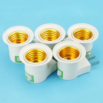 5pcs Light Socket with Switch E27 Lamp Base Large Screw Socket Plug for Home LED Bulb Energy Saving Lamp
5pcs Light Socket with Switch E27 Lamp Base Large Screw Socket Plug for Home LED Bulb Energy Saving Lamp