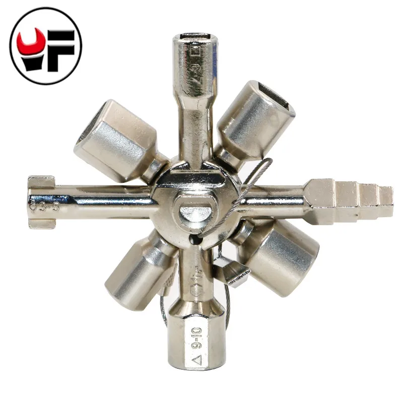 ALLSOME 10 Way Service Utility Key 10 In 1 Universal Cross Key Plumber Keys Triangle For Gas Electric Meter Cabinets Bleed HT889
ALLSOME 10 Way Service Utility Key 10 In 1 Universal Cross Key Plumber Keys Triangle For Gas Electric Meter Cabinets Bleed HT889