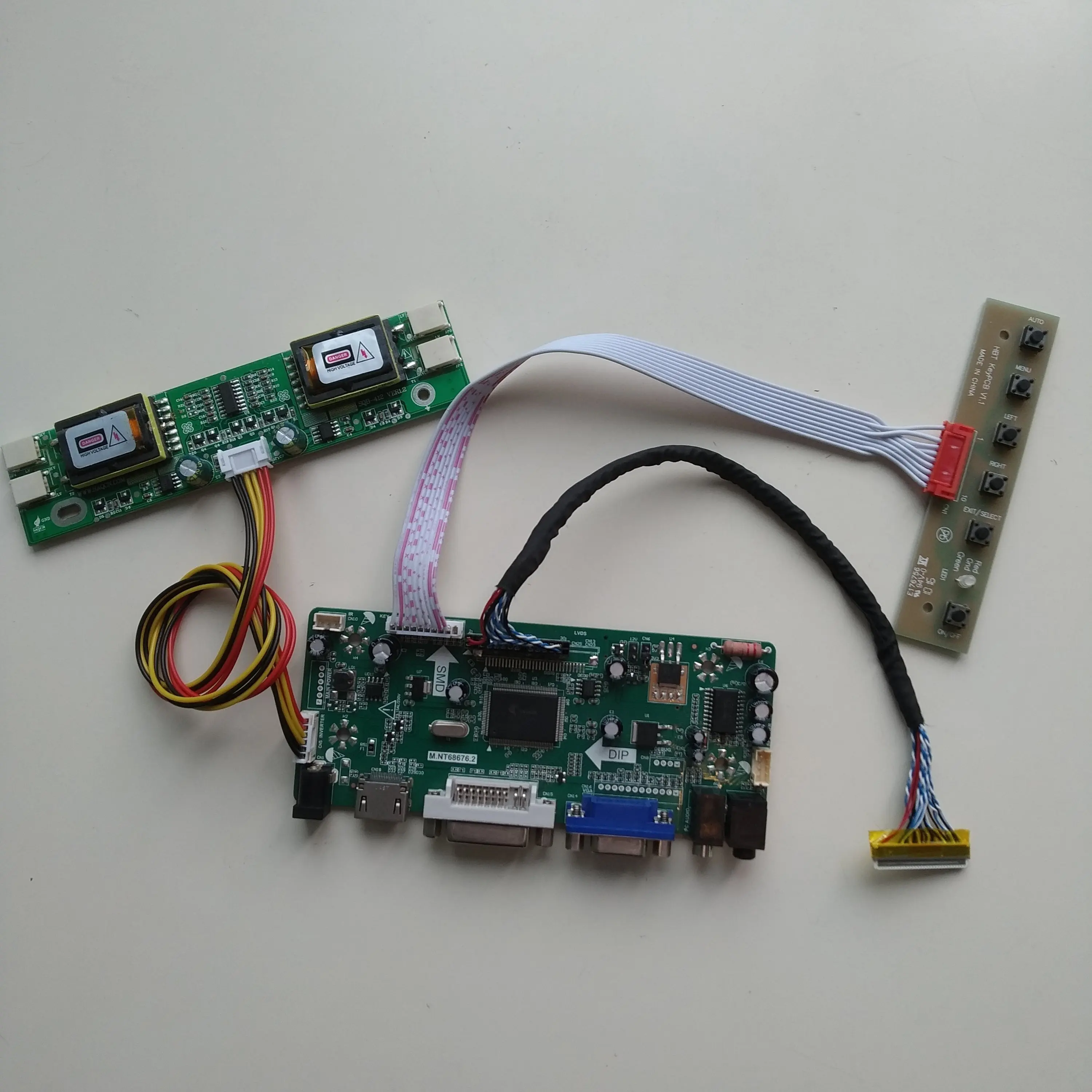 HDMI DVI M. NT68676 плата контроллера аудио LCD LVDS 4 лампы для панели LM190E08 TLB2/TLB4 19 дюймов