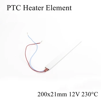 200x21mm 12V 230 Degree Celsius Aluminum PTC Heater Element Constant Thermostat Thermistor Air Heating Sensor Shell 200*21mm
200x21mm 12V 230 Degree Celsius Aluminum PTC Heater Element Constant Thermostat Thermistor Air Heating Sensor Shell 200*21mm