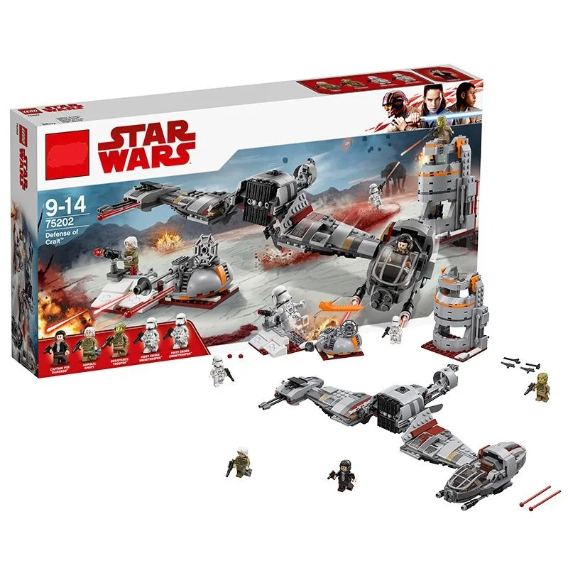 Star Wars Series 05141 Defense Aircraft Set Building Block Bricks for Children Compatible Legoinglys 75202 StarWars toys
Star Wars Series 05141 Defense Aircraft Set Building Block Bricks for Children Compatible Legoinglys 75202 StarWars toys