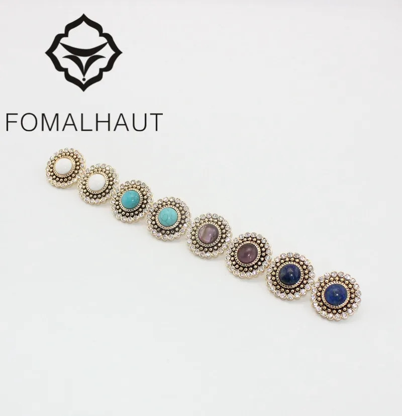 FOMALHAUT Bohemia Natural stone mosaic palace style Gold color Pendientes Drop Earrings For Women Jewelry 2016 EJ-117
FOMALHAUT Bohemia Natural stone mosaic palace style Gold color Pendientes Drop Earrings For Women Jewelry 2016 EJ-117