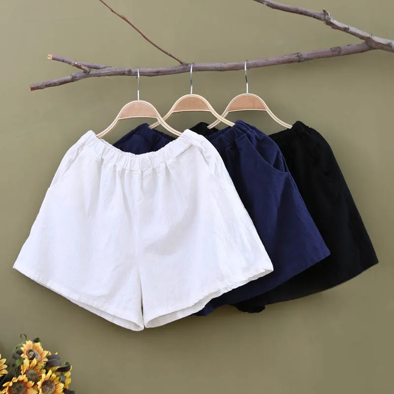 Summer 2016 Women cotton linen Loose elastic waist Shorts Female Plus Size Shorts Solid Color Pockets Ladies Large Shorts
Summer 2016 Women cotton linen Loose elastic waist Shorts Female Plus Size Shorts Solid Color Pockets Ladies Large Shorts