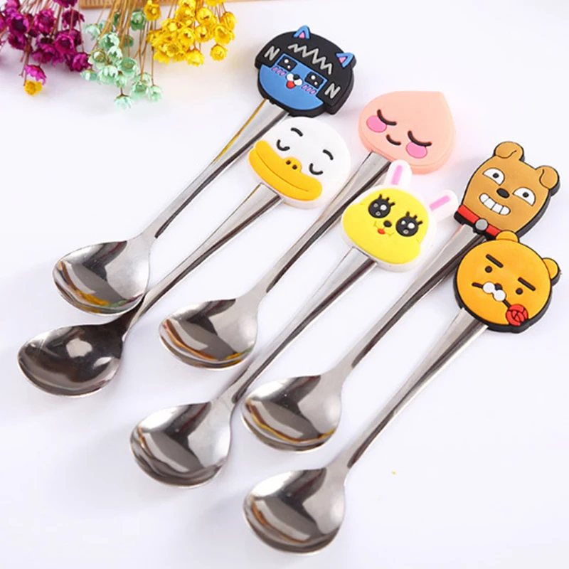 1Pcs Stainless Steel Spoon Small Animal Cartoon Pattern Spoon Creative Milk Coffee Spoon Ice Cream Candy Teaspoon Accessories
1Pcs Stainless Steel Spoon Small Animal Cartoon Pattern Spoon Creative Milk Coffee Spoon Ice Cream Candy Teaspoon Accessories