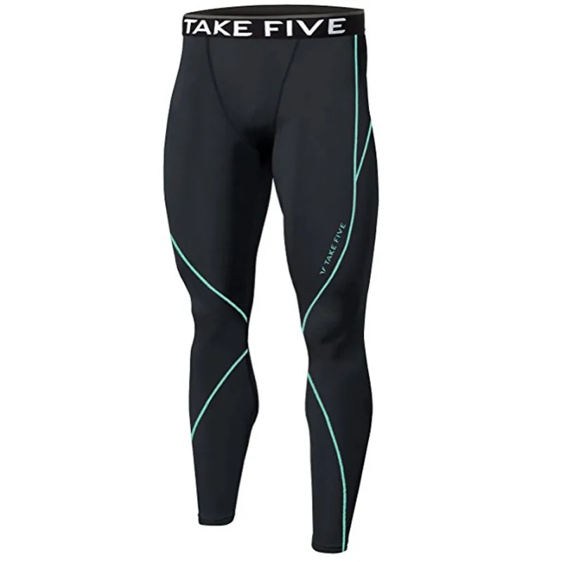 TakeFive Newest Men's Black Skin Compression Tights Base Layer Running Fitness Pants-510
TakeFive Newest Men's Black Skin Compression Tights Base Layer Running Fitness Pants-510