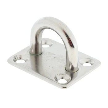 Stainless Steel Square Pad Eye Plates 8mm for Marine Boat Yacht Sailboat Sailing Water Sports Accessories Silver
Stainless Steel Square Pad Eye Plates 8mm for Marine Boat Yacht Sailboat Sailing Water Sports Accessories Silver