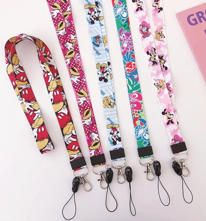 New 1 pcs mickey minnie stitch Neck Strap Lanyard Mobile Phone Charms Key Chain ID Badge Key Chains k10
New 1 pcs mickey minnie stitch Neck Strap Lanyard Mobile Phone Charms Key Chain ID Badge Key Chains k10