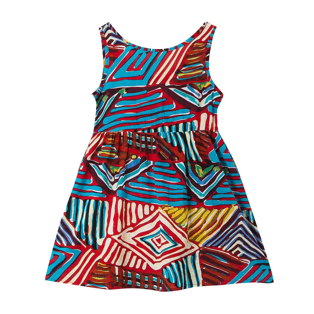 Fashion irregular pattern sun flower print summer new dress Baby Girl Print Sleeveless Princess Strap Dress Sundress Summer F4
Fashion irregular pattern sun flower print summer new dress Baby Girl Print Sleeveless Princess Strap Dress Sundress Summer F4