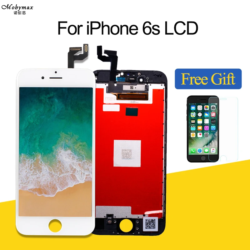 AAA LCD Screen Ecran for Apple iPhone 6s Display Touch Glass Digitizer Assembly Replacement in Black/White+Screen Tempered Glass
AAA LCD Screen Ecran for Apple iPhone 6s Display Touch Glass Digitizer Assembly Replacement in Black/White+Screen Tempered Glass