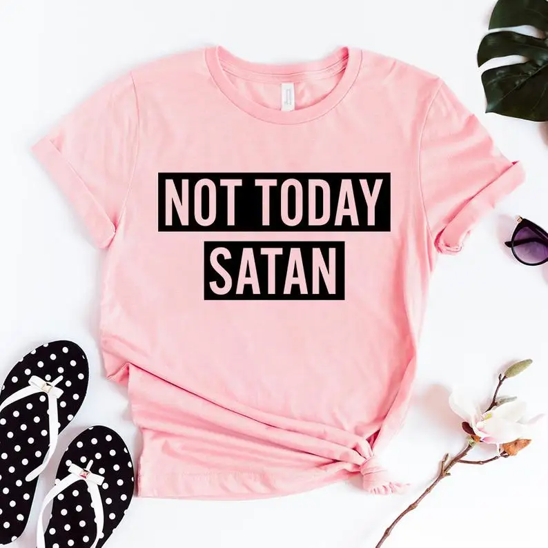 Skuggnas Not Today Satan Shirt Funny Graphic t shirts Satan Shirt Not Today Tee Women Funny t shirts Short Sleeve Tops drop ship
Skuggnas Not Today Satan Shirt Funny Graphic t shirts Satan Shirt Not Today Tee Women Funny t shirts Short Sleeve Tops drop ship