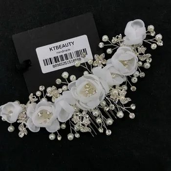 Luxury Handmade Comb White/Ivory Crystal Flowers Headband Gorgeous Bridal Hairpin Jewelry Royal Bridal Wedding Hair Accessories
Luxury Handmade Comb White/Ivory Crystal Flowers Headband Gorgeous Bridal Hairpin Jewelry Royal Bridal Wedding Hair Accessories
