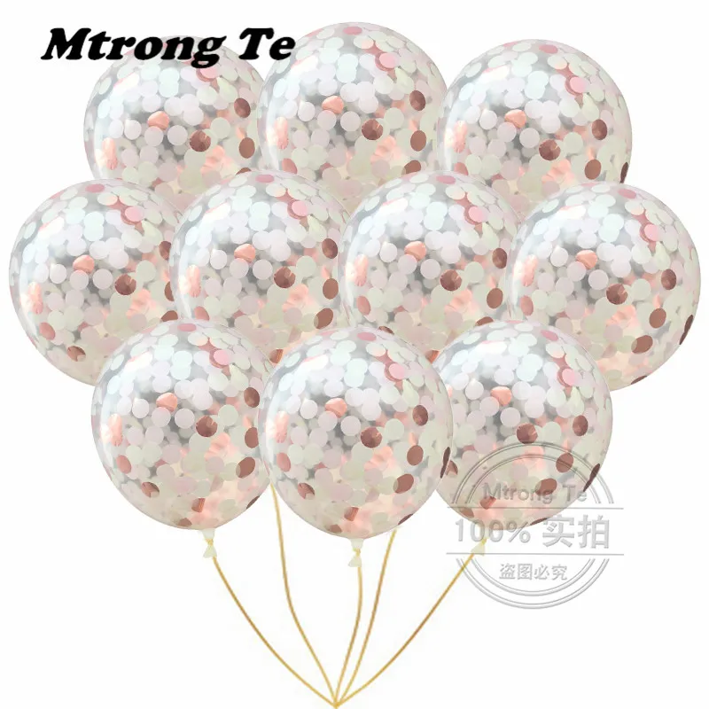 10pcs 12inch Round Confetti Balloons Rose Gold Confetti Transparent Balloon Romantic Wedding Decoration Birthday Party Supplies
10pcs 12inch Round Confetti Balloons Rose Gold Confetti Transparent Balloon Romantic Wedding Decoration Birthday Party Supplies