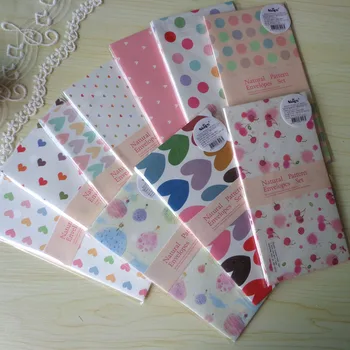 150pcs Colorful Paper Envelope Hearts Dots floral Striped Hot Air Balloon Message Cards Party Gift Paper Bag Free shipping
150pcs Colorful Paper Envelope Hearts Dots floral Striped Hot Air Balloon Message Cards Party Gift Paper Bag Free shipping