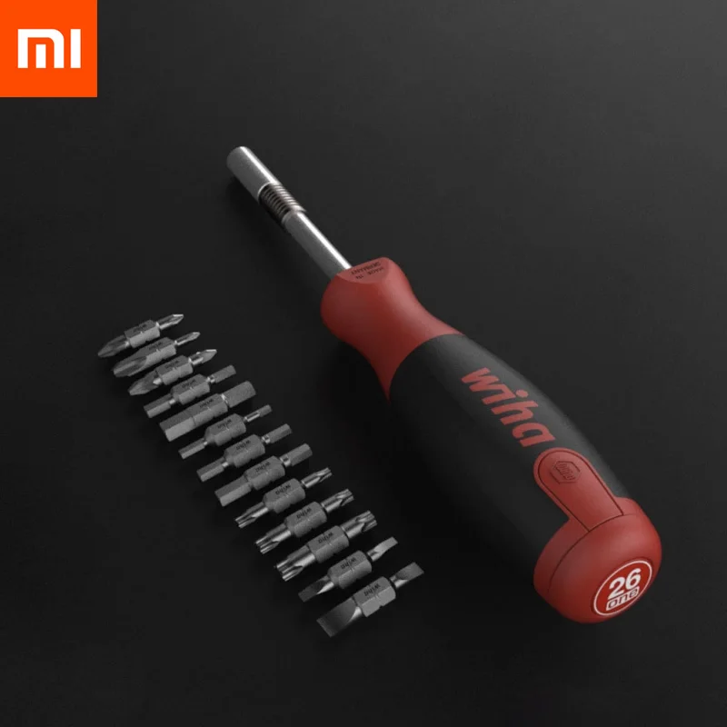 Xiaomi Mijia Wiha 26-in-1 Screw Driver Kit with Hidden Magazine Design Precision Chrome Vanadium Steel Dual-end Mi Bits
Xiaomi Mijia Wiha 26-in-1 Screw Driver Kit with Hidden Magazine Design Precision Chrome Vanadium Steel Dual-end Mi Bits